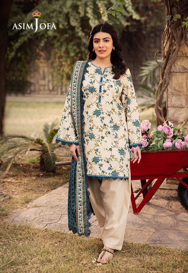 Asim Jofa | Prints Drop 2 | AJUBJ-34 - Official Asim Jofa stockist in UK - Sakeena London