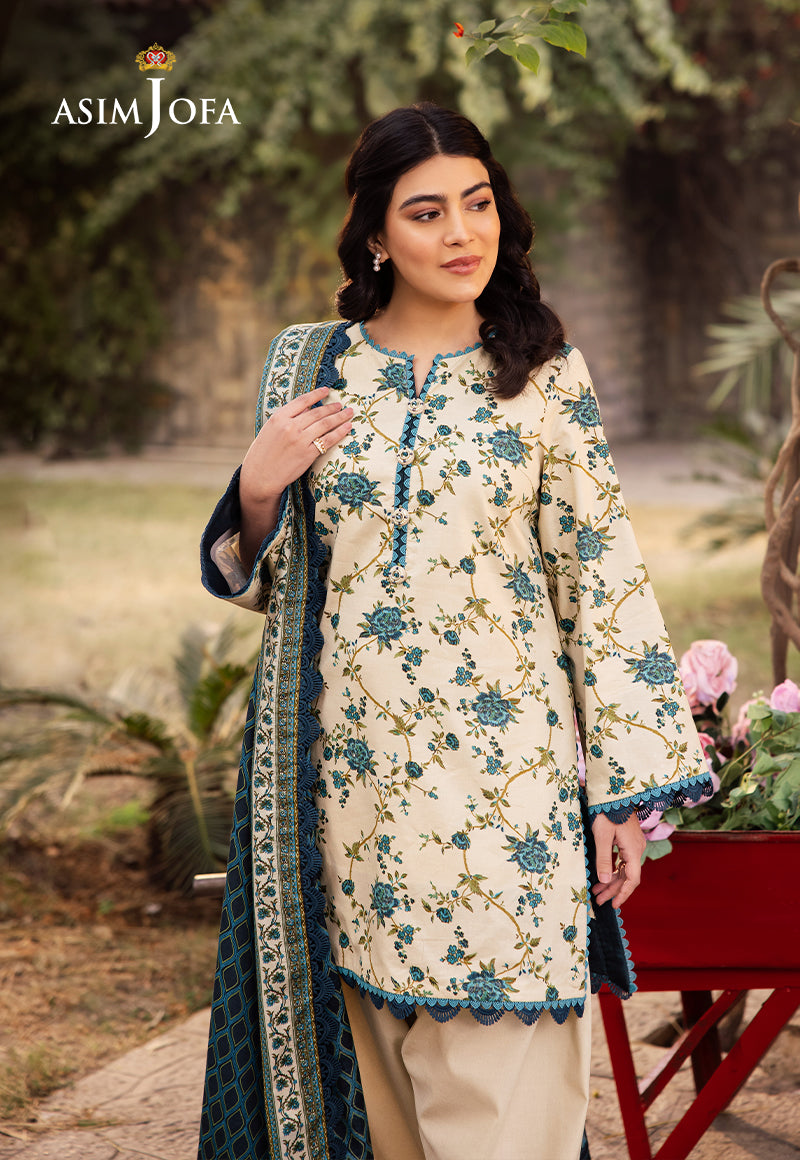 Asim Jofa | Prints Drop 2 | AJUBJ-34 - Official Asim Jofa stockist in UK - Sakeena London