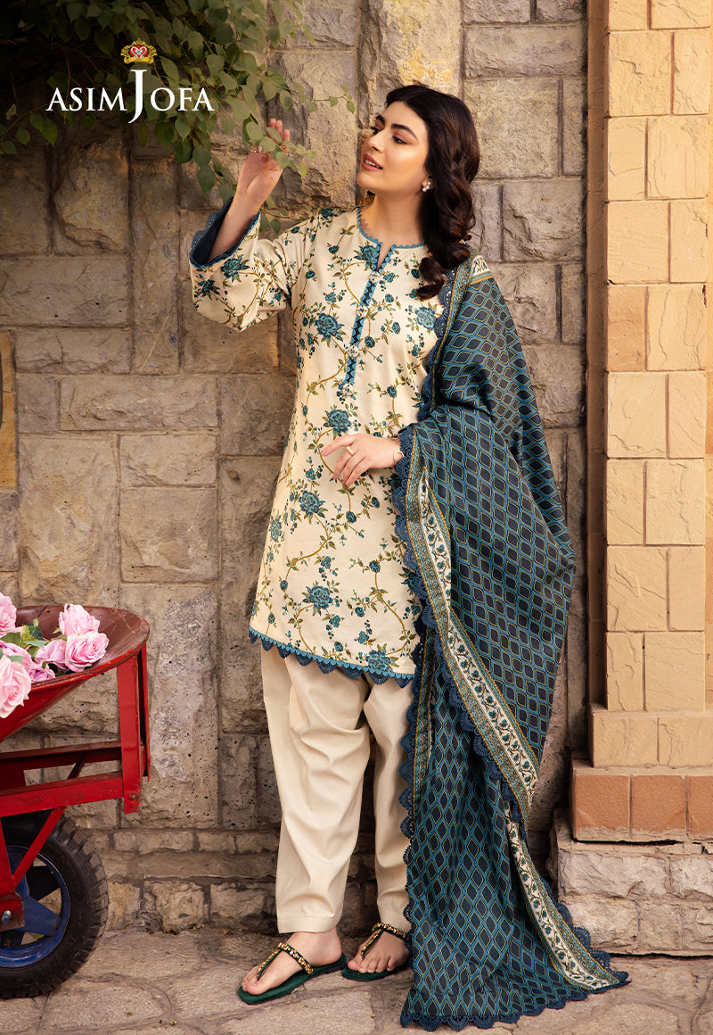 Asim Jofa | Prints Drop 2 | AJUBJ-34 - Official Asim Jofa stockist in UK - Sakeena London