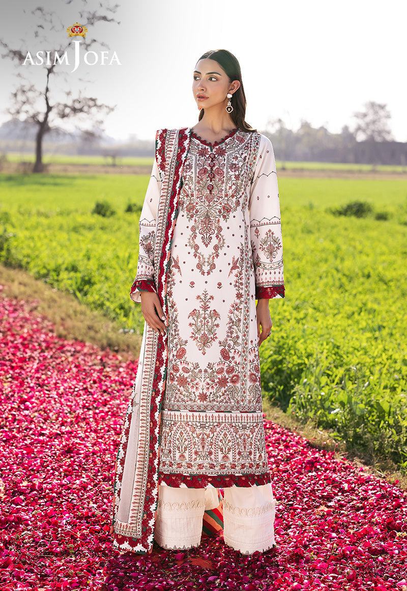 Asim Jofa | Luxury Lawn 25 | AJELL-08 - Official Asim Jofa stockist in UK - Sakeena London