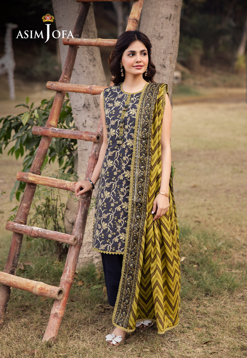 Asim Jofa | Prints Drop 2 | AJUBJ-26 - Official Asim Jofa stockist in UK - Sakeena London
