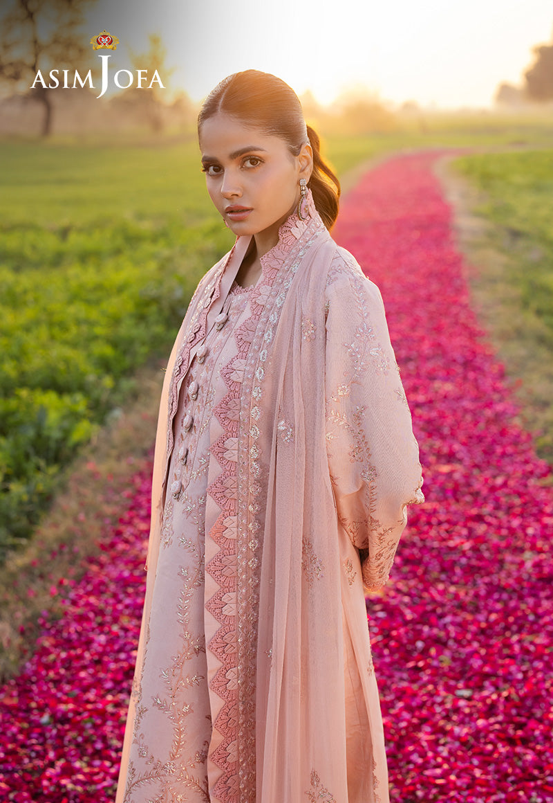 Asim Jofa | Luxury Lawn 25 | AJELL-15 - Official Asim Jofa stockist in UK - Sakeena London