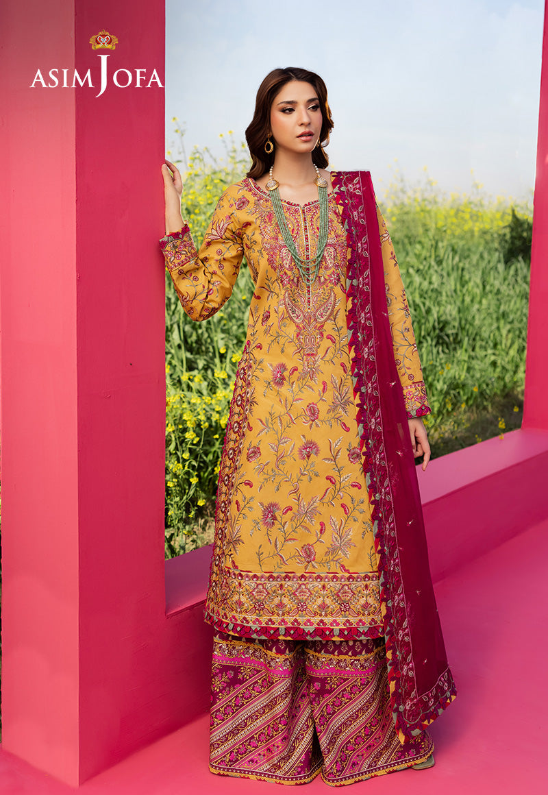 Asim Jofa | Luxury Lawn 25 | AJELL-07 - Official Asim Jofa stockist in UK - Sakeena London