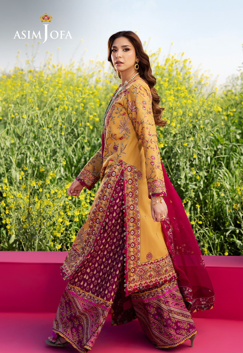 Asim Jofa | Luxury Lawn 25 | AJELL-07 - Official Asim Jofa stockist in UK - Sakeena London