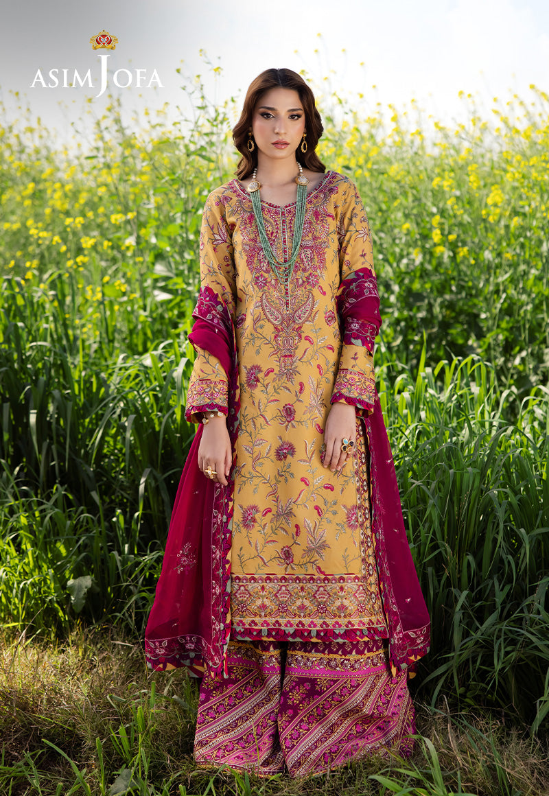 Asim Jofa | Luxury Lawn 25 | AJELL-07 - Official Asim Jofa stockist in UK - Sakeena London