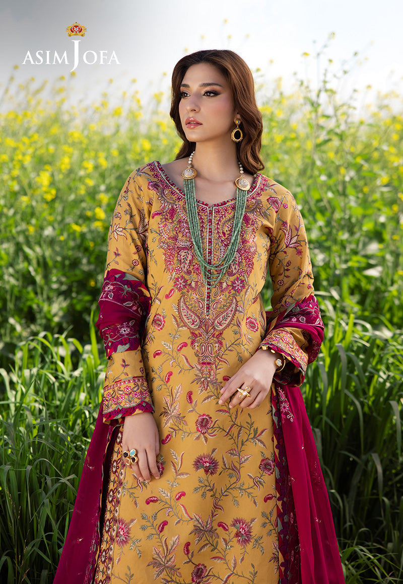 Asim Jofa | Luxury Lawn 25 | AJELL-07 - Official Asim Jofa stockist in UK - Sakeena London