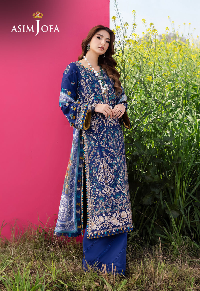 Asim Jofa | Luxury Lawn 25 | AJELL-11 - Official Asim Jofa stockist in UK - Sakeena London