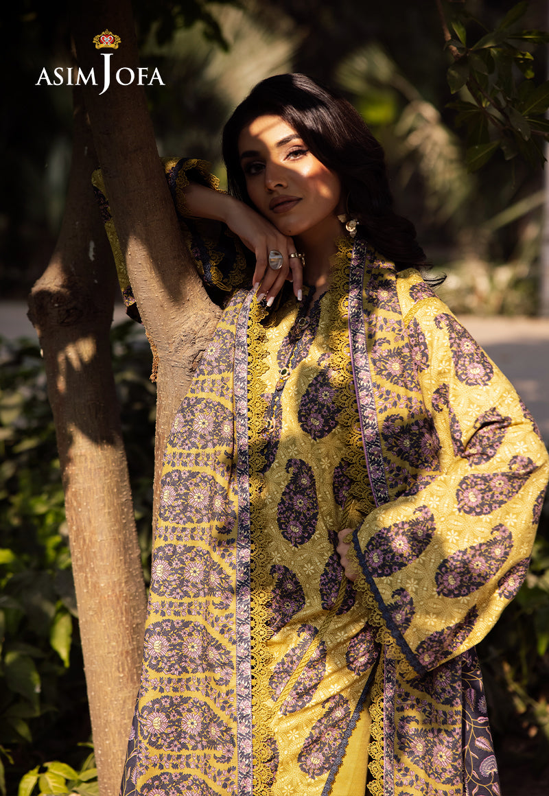 Asim Jofa | Prints Drop 2 | AJUBJ-33 - Official Asim Jofa stockist in UK - Sakeena London