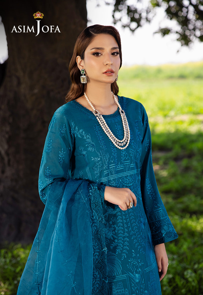 Asim Jofa | Luxury Lawn 25 | AJELL-17 - Official Asim Jofa stockist in UK - Sakeena London