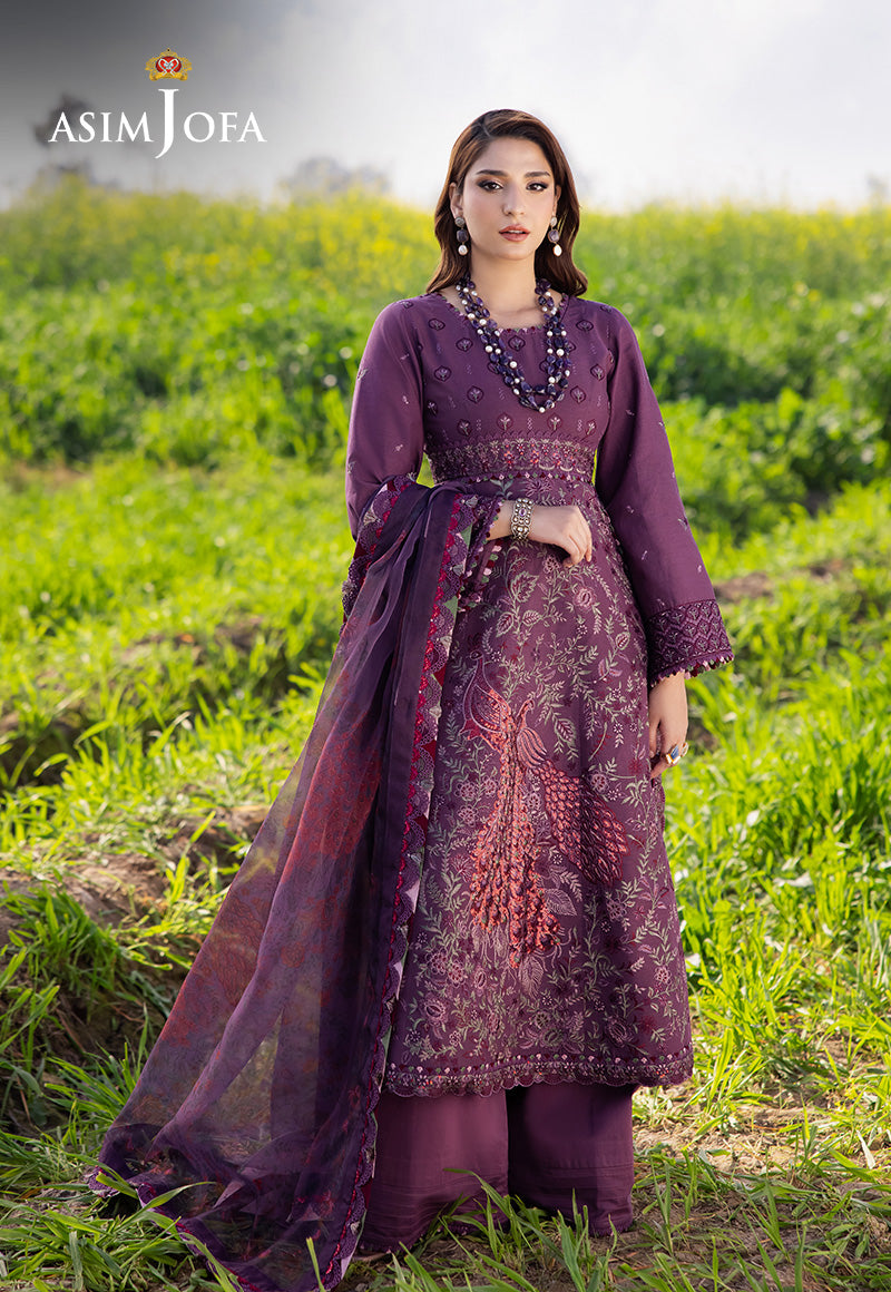Asim Jofa | Luxury Lawn 25 | AJELL-18 - Official Asim Jofa stockist in UK - Sakeena London
