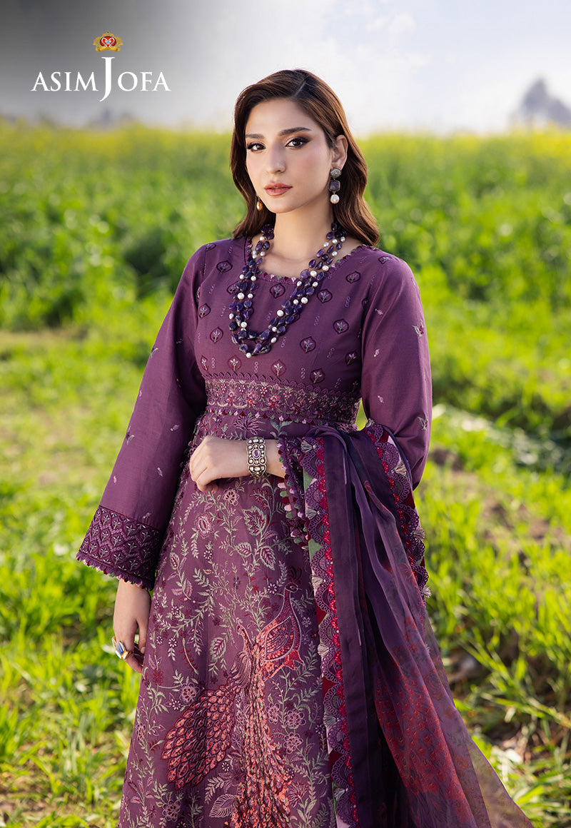 Asim Jofa | Luxury Lawn 25 | AJELL-18 - Official Asim Jofa stockist in UK - Sakeena London