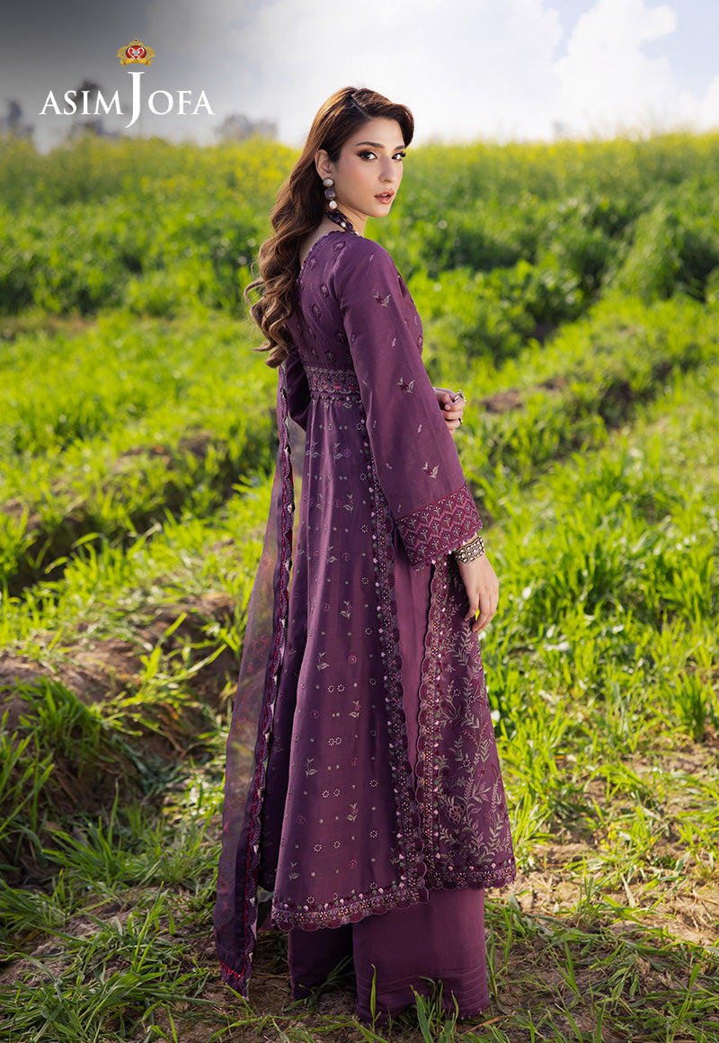 Asim Jofa | Luxury Lawn 25 | AJELL-18 - Official Asim Jofa stockist in UK - Sakeena London