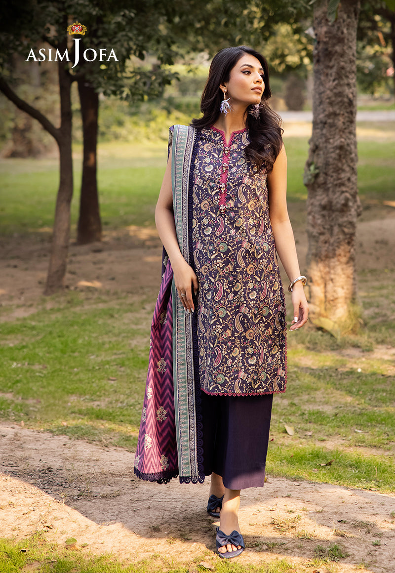 Asim Jofa | Prints Drop 2 | AJUBJ-30 - Official Asim Jofa stockist in UK - Sakeena London