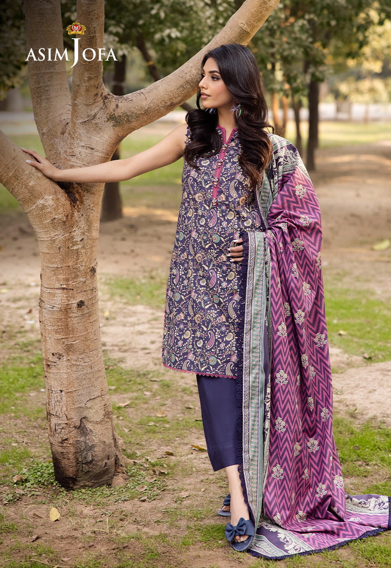 Asim Jofa | Prints Drop 2 | AJUBJ-30 - Official Asim Jofa stockist in UK - Sakeena London