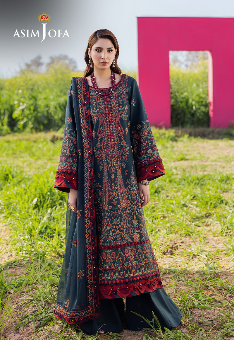 Asim Jofa | Luxury Lawn 25 | AJELL-04 - Official Asim Jofa stockist in UK - Sakeena London