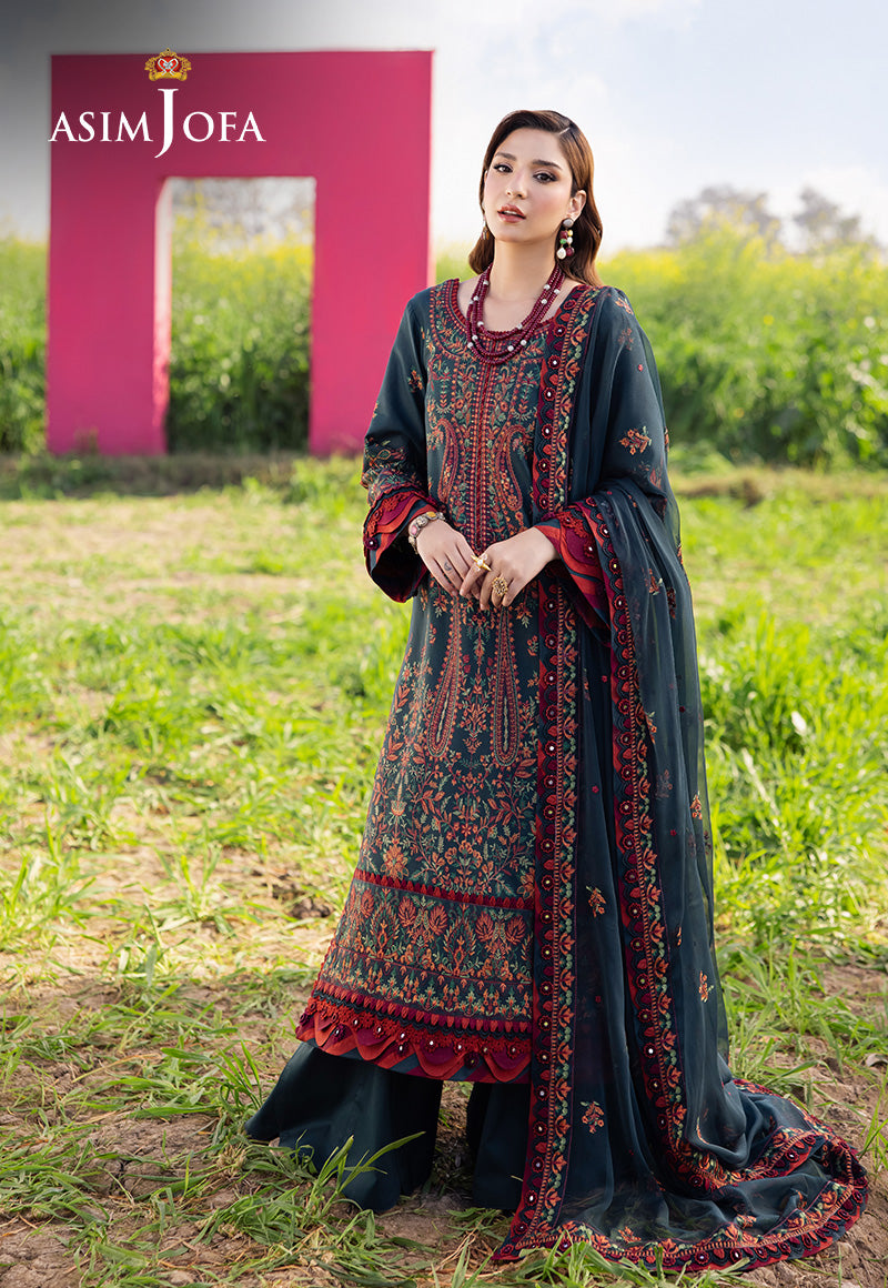 Asim Jofa | Luxury Lawn 25 | AJELL-04 - Official Asim Jofa stockist in UK - Sakeena London