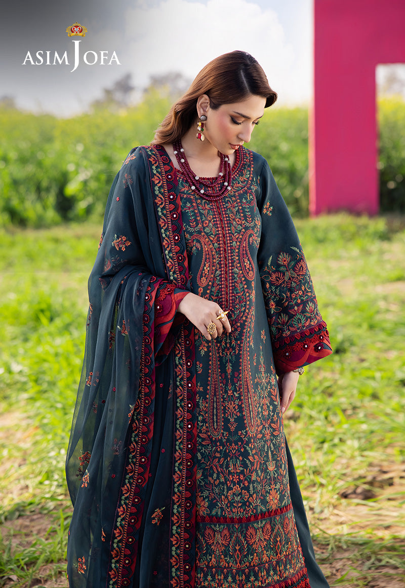 Asim Jofa | Luxury Lawn 25 | AJELL-04 - Official Asim Jofa stockist in UK - Sakeena London