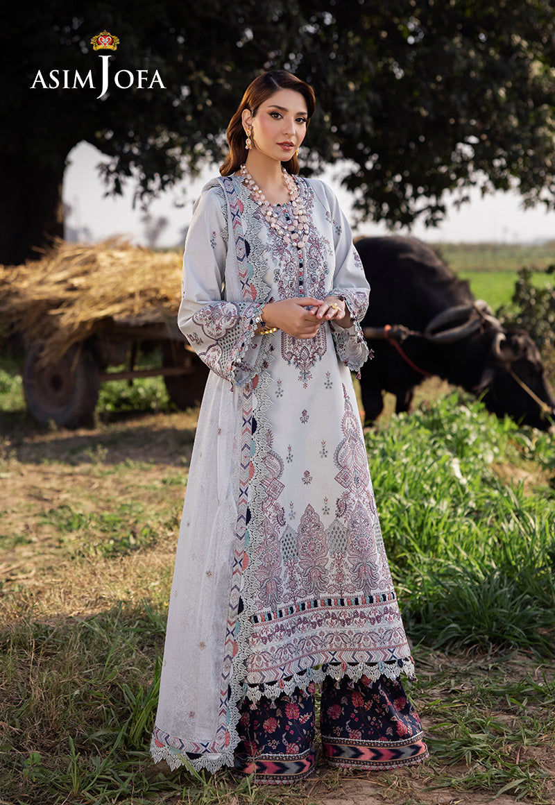 Asim Jofa | Luxury Lawn 25 | AJELL-10 - Official Asim Jofa stockist in UK - Sakeena London