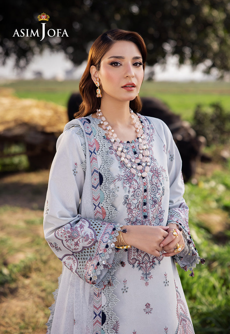 Asim Jofa | Luxury Lawn 25 | AJELL-10 - Official Asim Jofa stockist in UK - Sakeena London