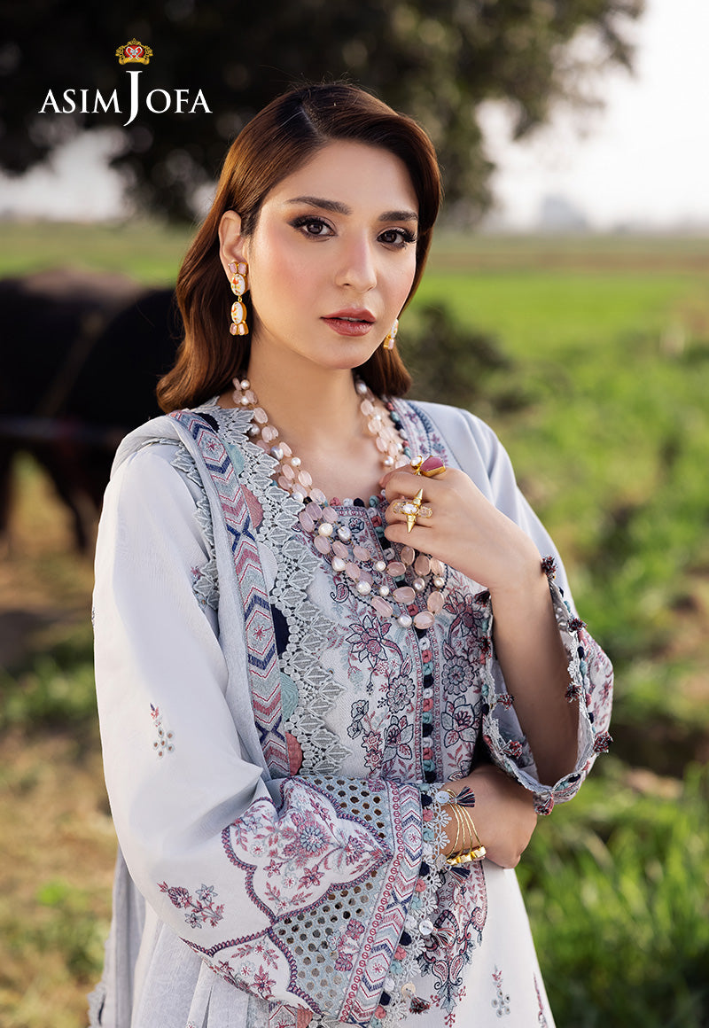 Asim Jofa | Luxury Lawn 25 | AJELL-10 - Official Asim Jofa stockist in UK - Sakeena London