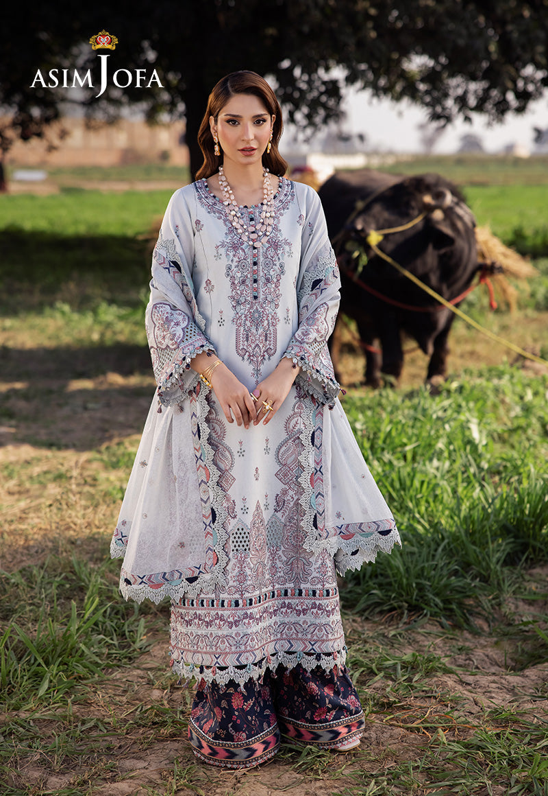 Asim Jofa | Luxury Lawn 25 | AJELL-10 - Official Asim Jofa stockist in UK - Sakeena London
