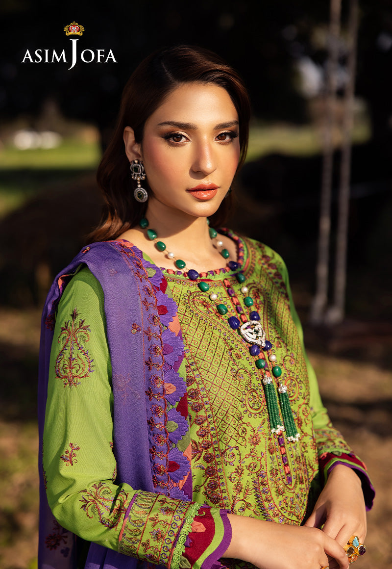 Asim Jofa | Luxury Lawn 25 | AJELL-05 - Official Asim Jofa stockist in UK - Sakeena London