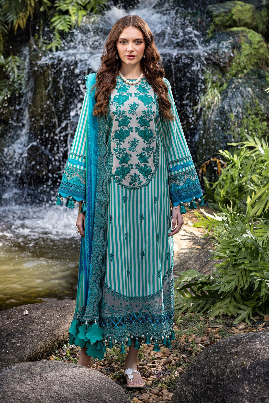 Charizma | Naranji Lawn | CN5-01 - Official Charizma stockist in UK - Sakeena London
