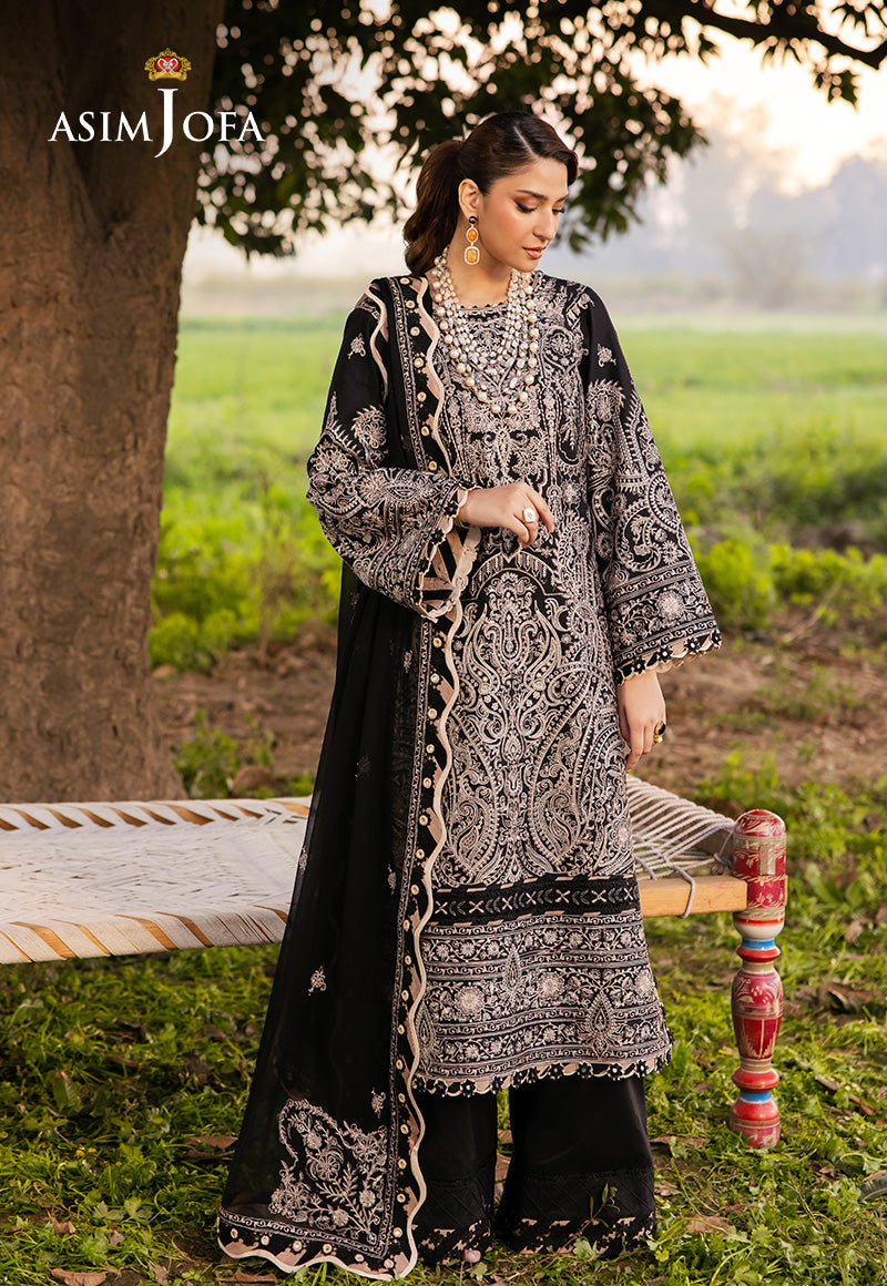 Asim Jofa | Luxury Lawn 25 | AJELL-03 - Official Asim Jofa stockist in UK - Sakeena London