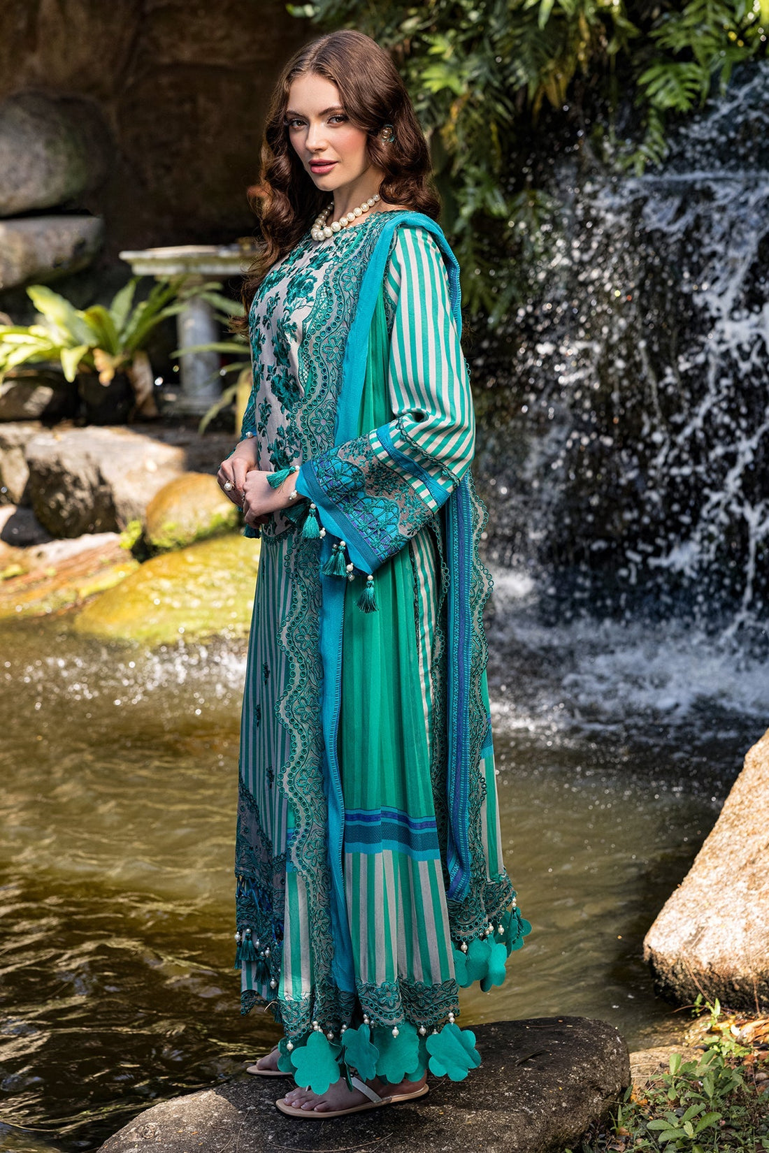 Charizma | Naranji Lawn | CN5-01 - Official Charizma stockist in UK - Sakeena London