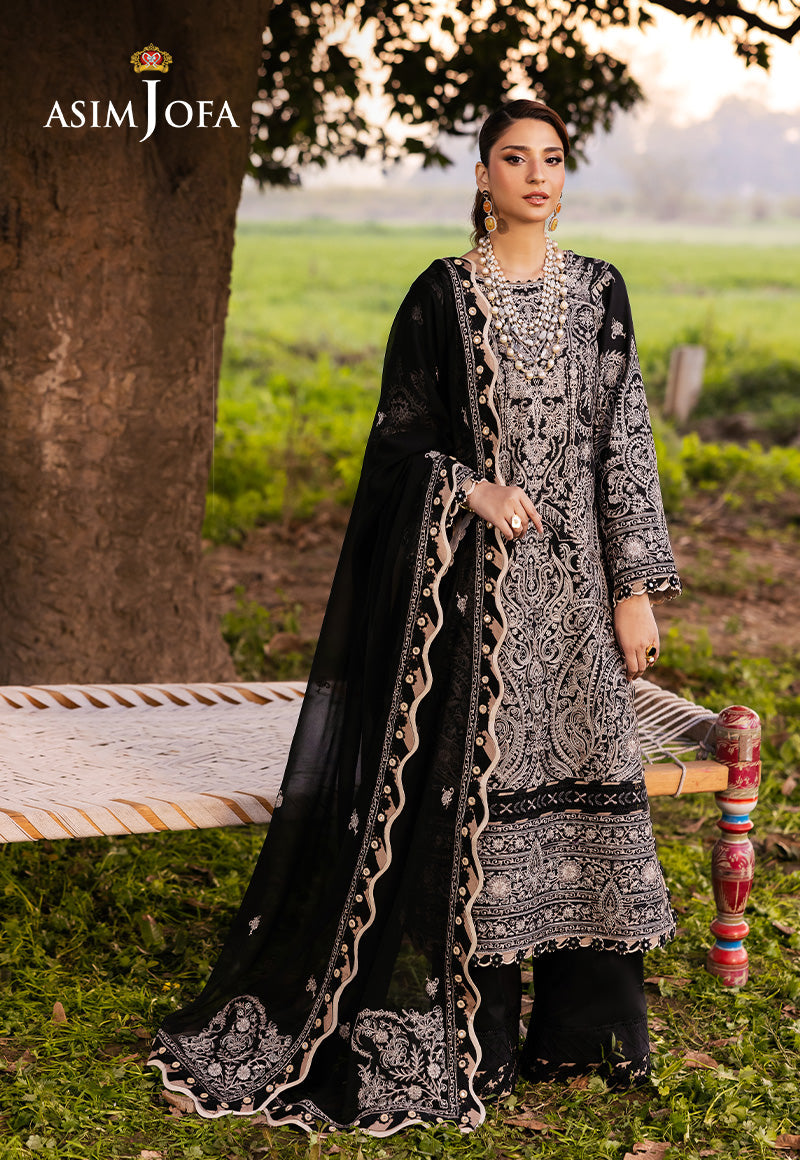 Asim Jofa | Luxury Lawn 25 | AJELL-03 - Official Asim Jofa stockist in UK - Sakeena London