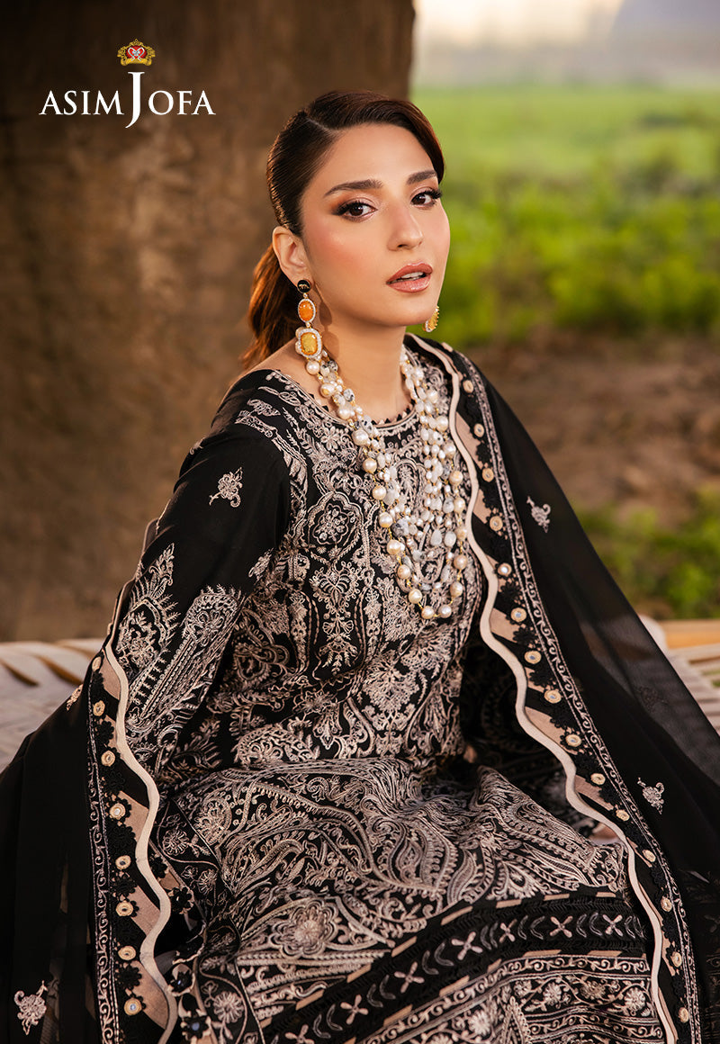 Asim Jofa | Luxury Lawn 25 | AJELL-03 - Official Asim Jofa stockist in UK - Sakeena London