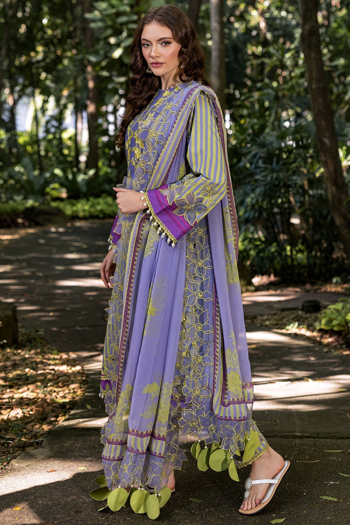 Charizma | Naranji Lawn | CN5-02 - Official Charizma stockist in UK - Sakeena London