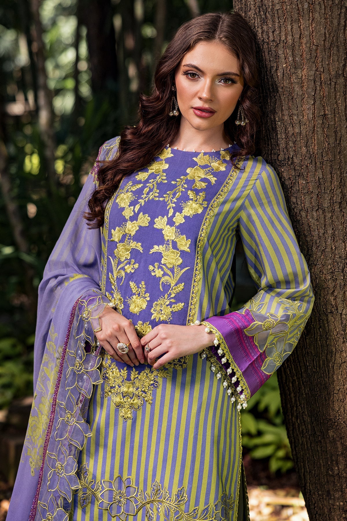 Charizma | Naranji Lawn | CN5-02 - Official Charizma stockist in UK - Sakeena London