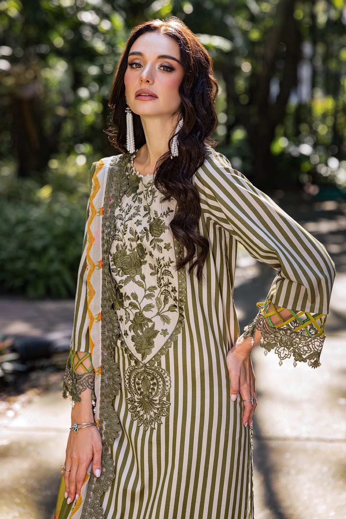 Charizma | Naranji Lawn | CN5-07 - Official Charizma stockist in UK - Sakeena London
