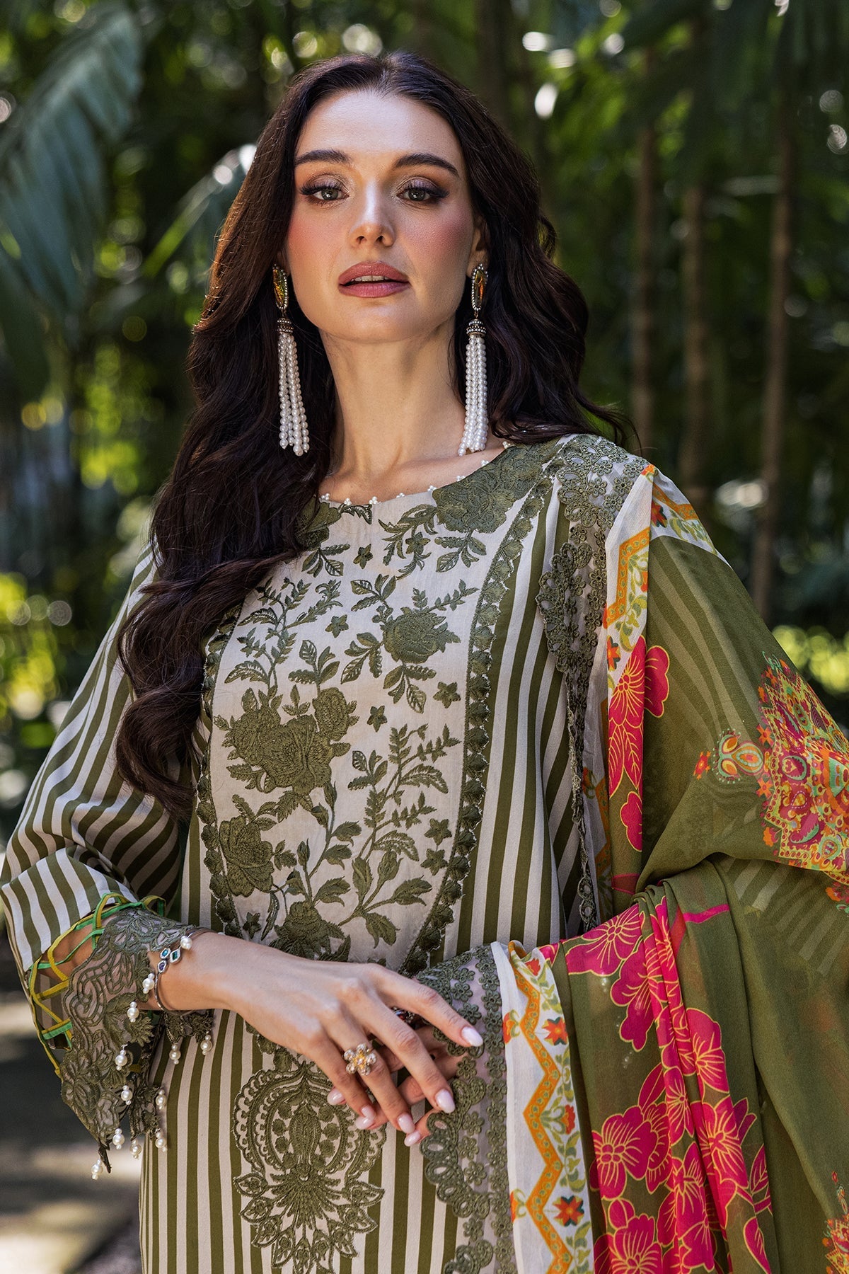 Charizma | Naranji Lawn | CN5-07 - Official Charizma stockist in UK - Sakeena London