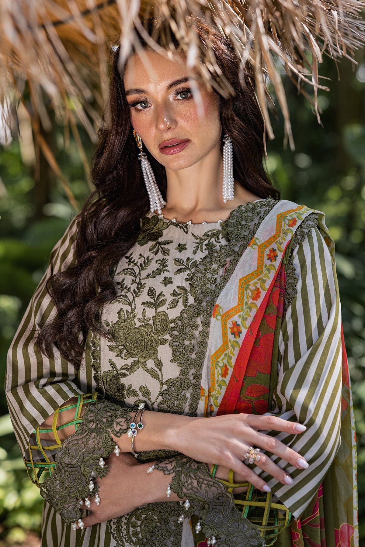 Charizma | Naranji Lawn | CN5-07 - Official Charizma stockist in UK - Sakeena London