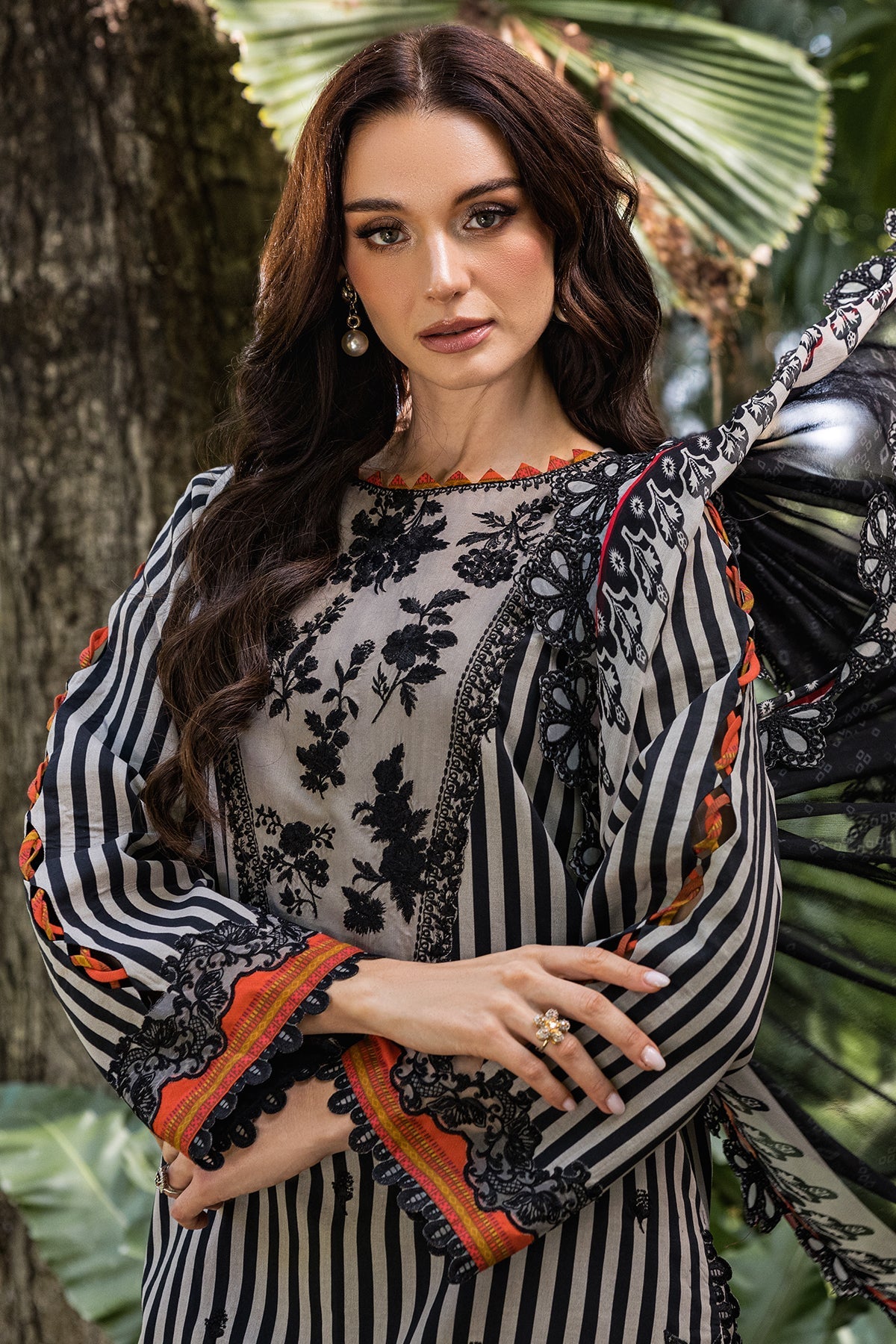 Charizma | Naranji Lawn | CN5-03 - Official Charizma stockist in UK - Sakeena London