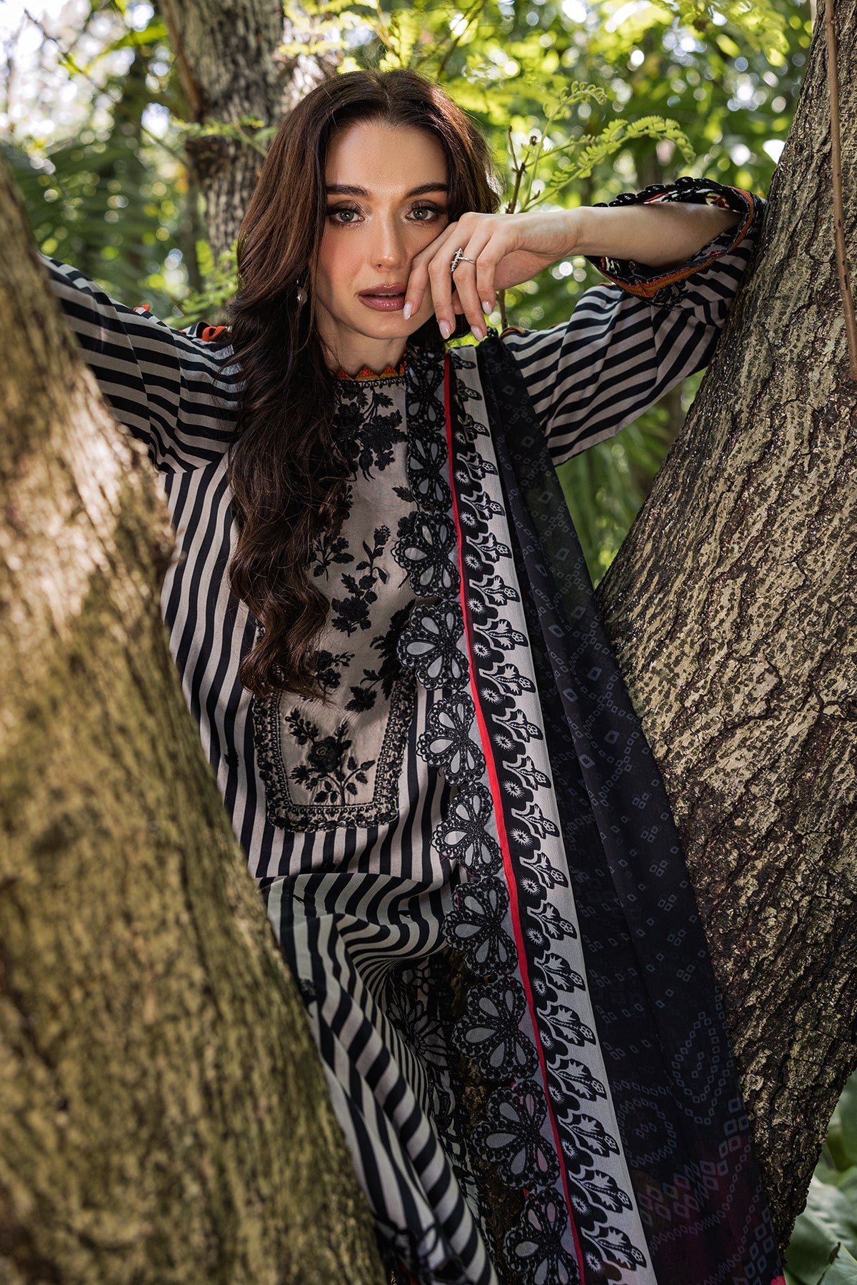 Charizma | Naranji Lawn | CN5-03 - Official Charizma stockist in UK - Sakeena London