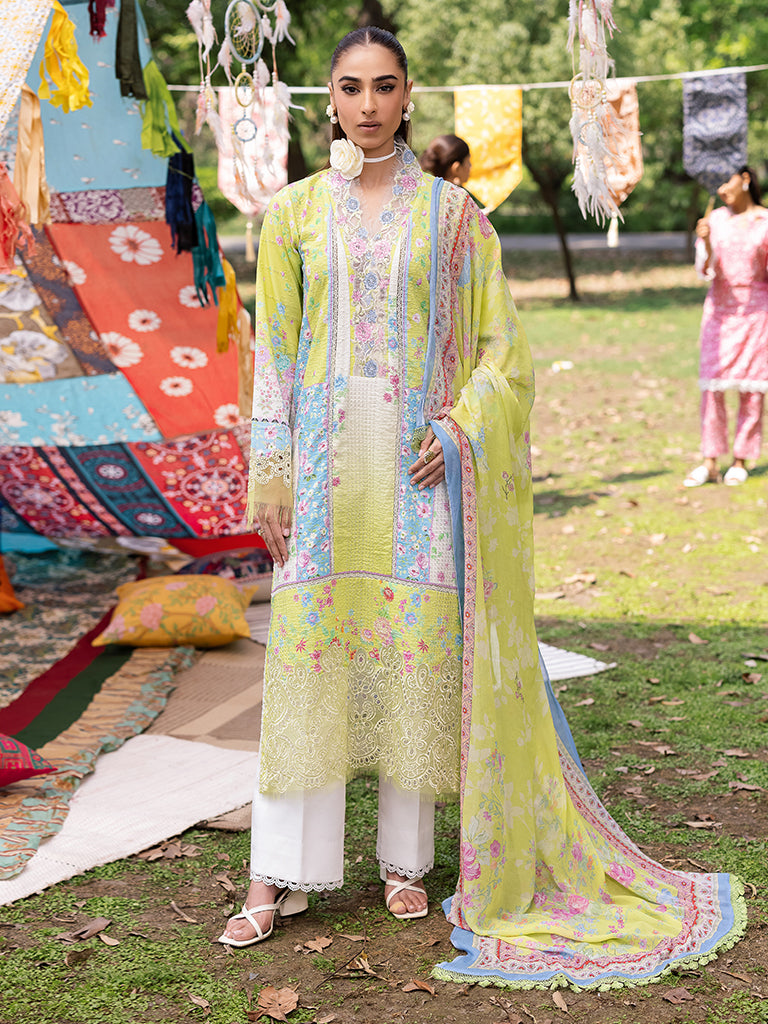 Rajbari | Schiffli Printkari Exclusive | Schiffli Printkari - 09 - Official Rajbari stockist in UK - Sakeena London