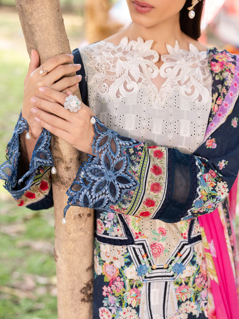 Rajbari | Schiffli Printkari Exclusive | Schiffli Printkari - 12 - Official Rajbari stockist in UK - Sakeena London