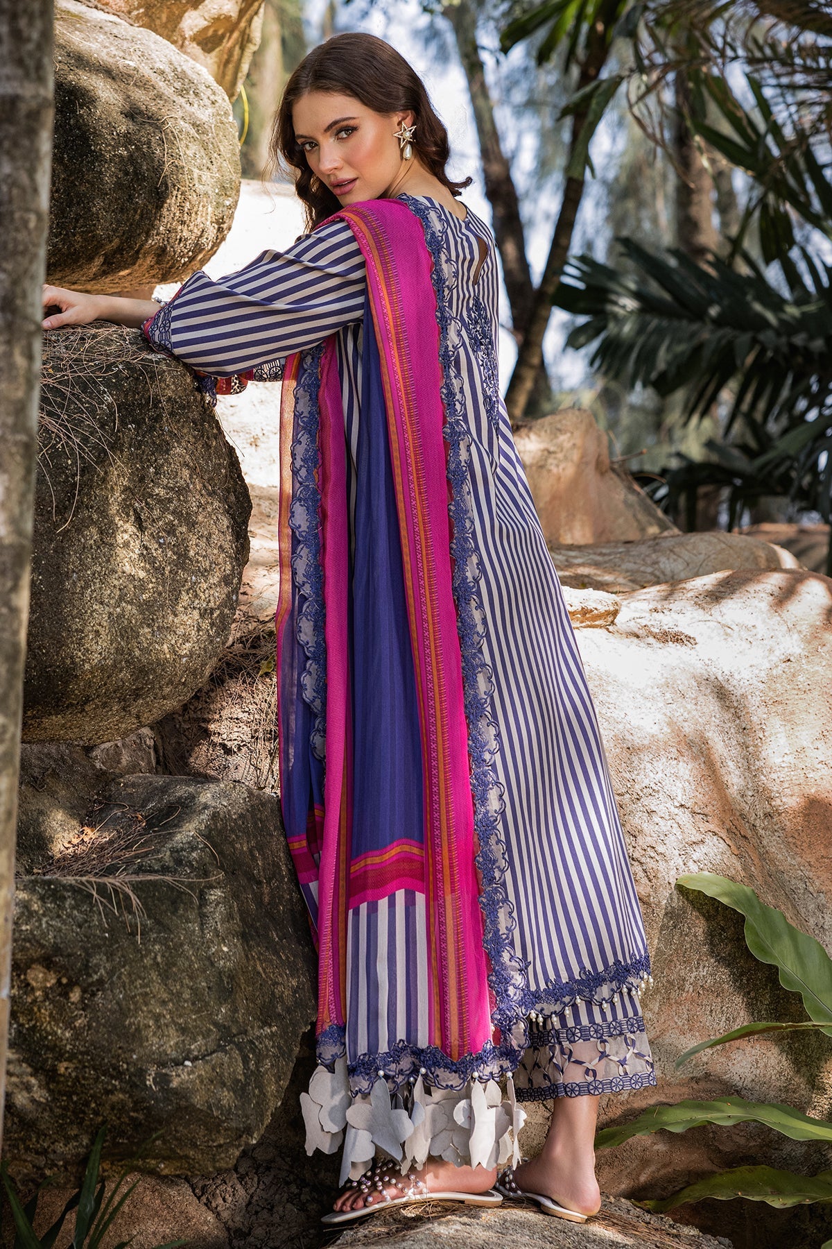 Charizma | Naranji Lawn | CN5-06 - Official Charizma stockist in UK - Sakeena London