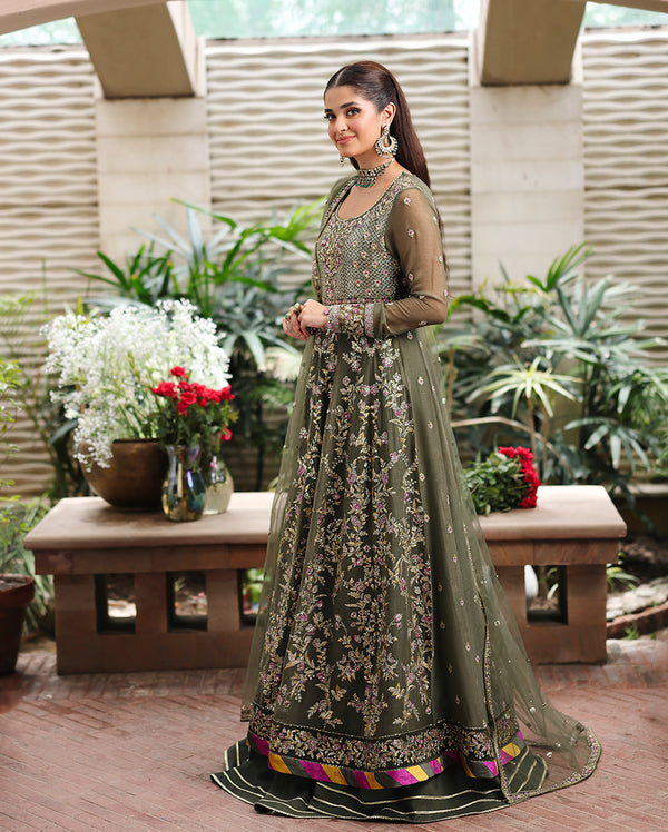 Roheenaz | Aangan Chiffon Collection 25 | Mehwar - Official Roheenaz stockist in UK - Sakeena London