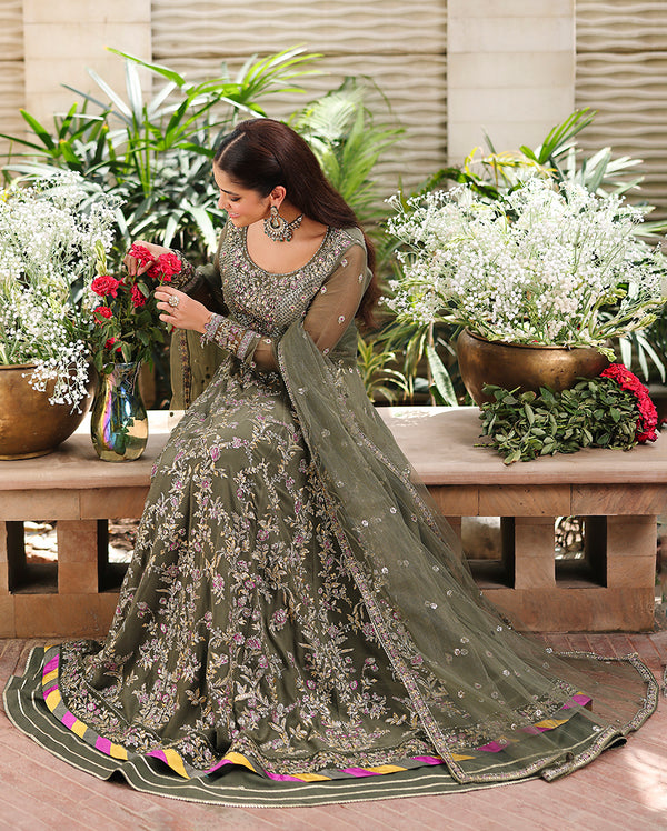 Roheenaz | Aangan Chiffon Collection 25 | Mehwar - Official Roheenaz stockist in UK - Sakeena London