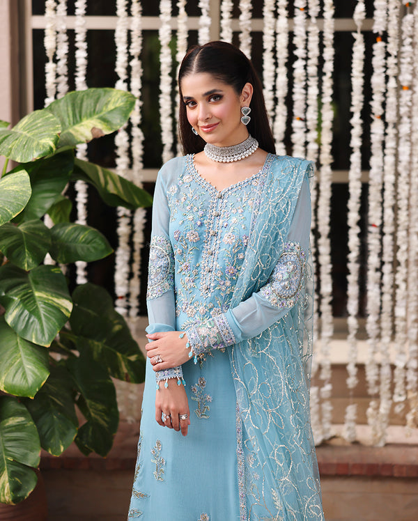 Roheenaz | Aangan Chiffon Collection 25 | Wafa - Official Roheenaz stockist in UK - Sakeena London