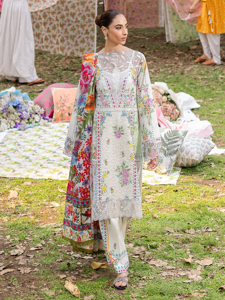 Rajbari | Schiffli Printkari Exclusive | Schiffli Printkari - 08 - Official Rajbari stockist in UK - Sakeena London