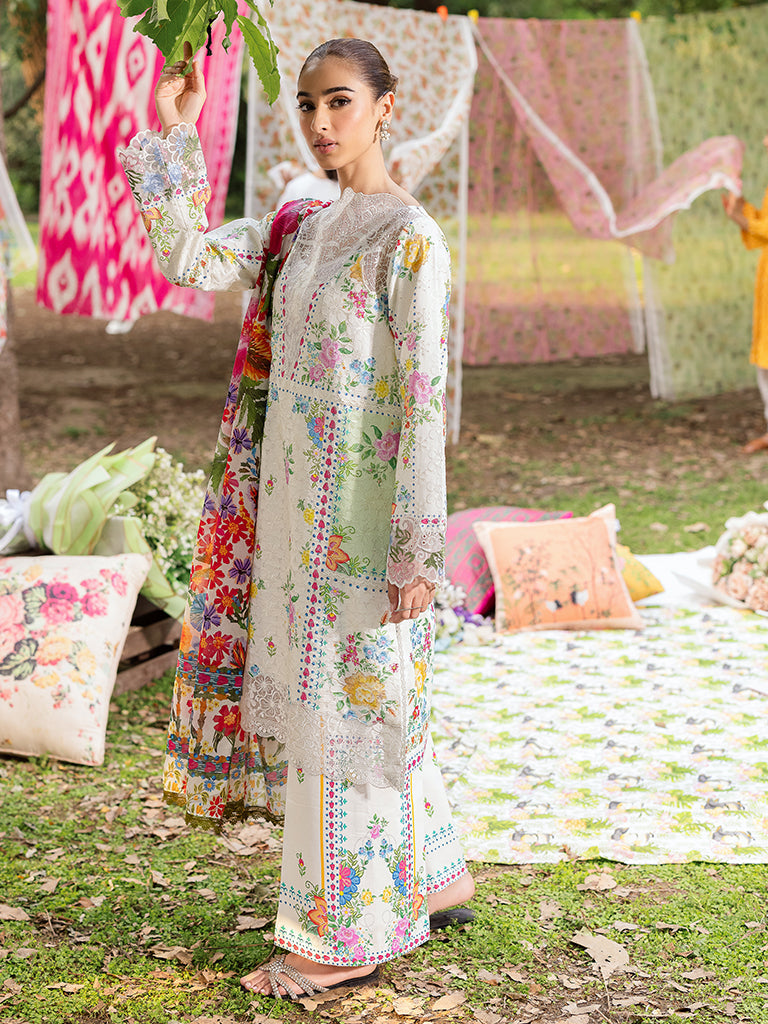 Rajbari | Schiffli Printkari Exclusive | Schiffli Printkari - 08 - Official Rajbari stockist in UK - Sakeena London
