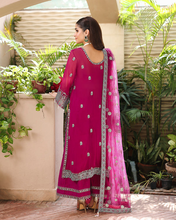 Roheenaz | Aangan Chiffon Collection 25 | Eira - Official Roheenaz stockist in UK - Sakeena London