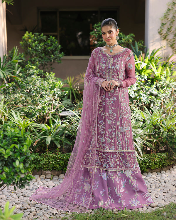 Roheenaz | Aangan Chiffon Collection 25 | Arooj - Official Roheenaz stockist in UK - Sakeena London
