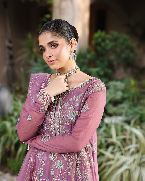 Roheenaz | Aangan Chiffon Collection 25 | Arooj - Official Roheenaz stockist in UK - Sakeena London
