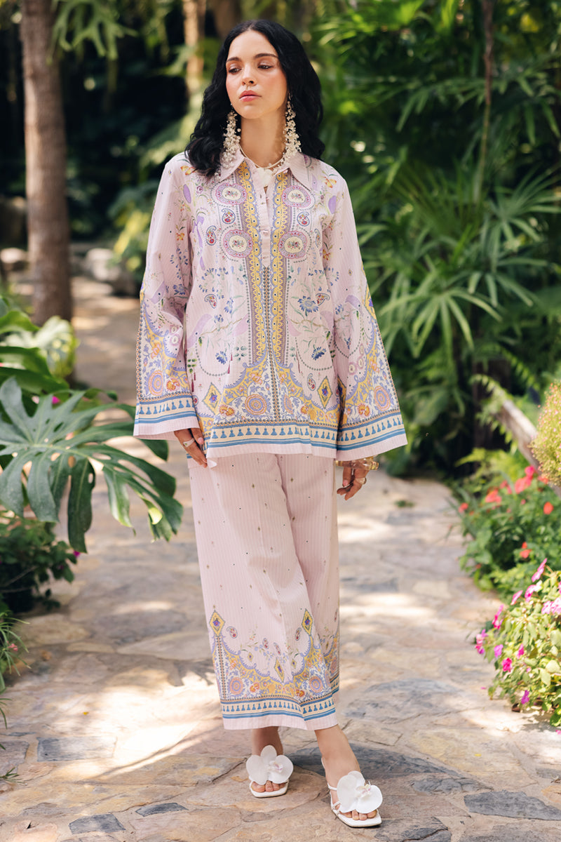 Qalamkar | Printed Co Ords 25 | OP-08 Ruhi - Official Qalamkar stockist in UK - Sakeena London